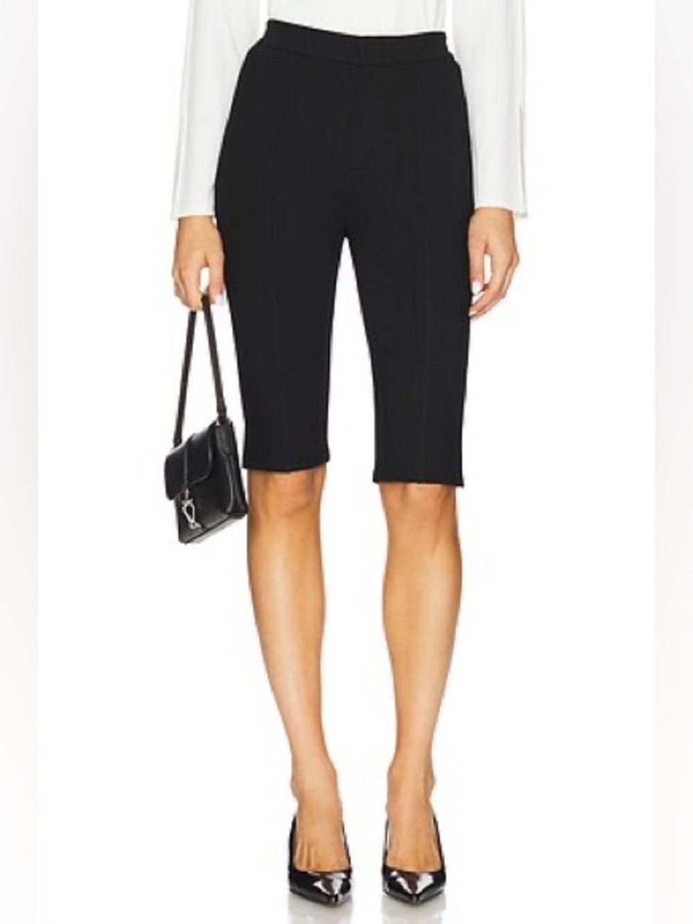 Rue Sophie ‘Sadie’ Black Bermuda Shorts Size Small NWT (Revolve brand)
